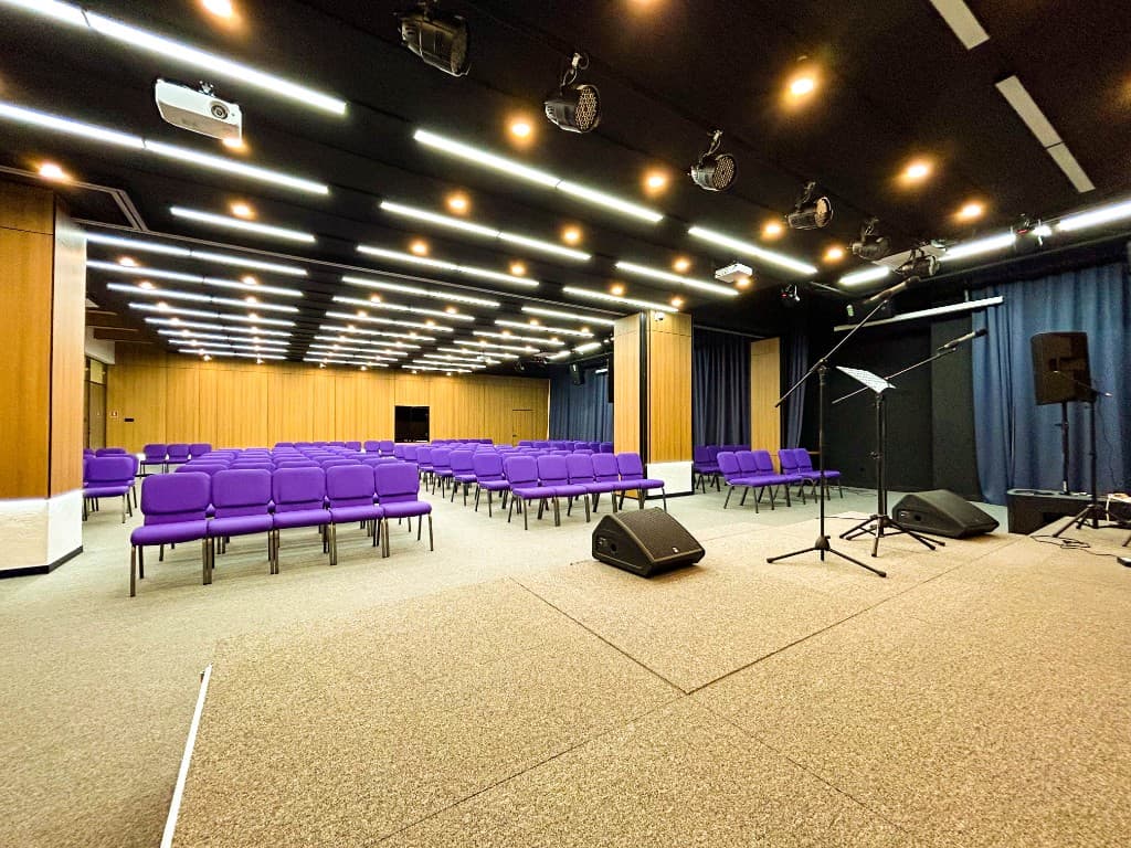 Main event hall stage view